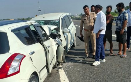 पूर्वांचल एक्सप्रेस-वे, हादसे में मरने वालों की संख्या 3 हुई:बिहार के रहने वाले हैं सभी, विंध्याचल दर्शन को जा रहे थे