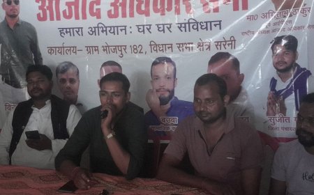 गांधी जयंती पर सरेनी में कार्यक्रम:रायबरेली जनपद में आजाद अधिकार सेना ने महात्मा गांधी को दी श्रद्धांजलि