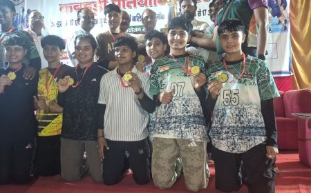 गोरखपुर में प्रदेशीय विद्यालयी बालिका कबड्डी प्रतियोगिता:आगरा मंडल ने जीते 2 खिताब, अंडर-14 फाइनल में प्रयागराज को हराया