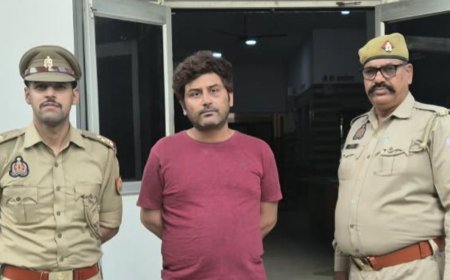 एनसीआर में हनीट्रैप गैंग चलाने वाला गिरफ्तार:अलीगढ़ से मां के साथ मिलकर युवतियों को फंसाने का आरोप, खुद को रियल एस्टेट कारोबारी बताकर शादी का झांसा देता था