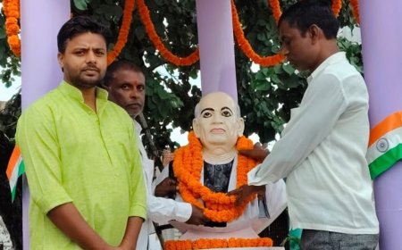 भटवलिया में सरदार पटेल की जयंती कार्यक्रम:पटेल समाज ने लौहपुरुष के विचारों को अपनाने का लिया संकल्प