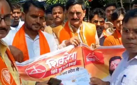 बरेली में शिवसेना ने प्रधानमंत्री के नाम सौंपा ज्ञापन:पश्चिमी यूपी को अलग राज्य बनाने समेत 3 मांगें रखीं