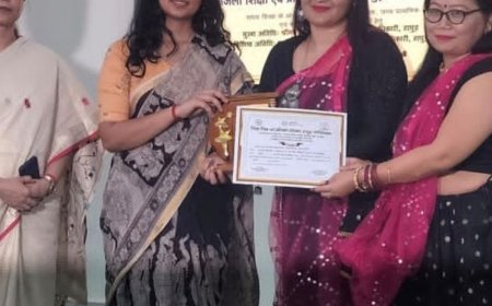 शिक्षिकाओं की रचनात्मकता ने जीता सम्मान:डायट महोत्सव में लोक नृत्य, कला और गणित में हासिल किया पहला स्थान