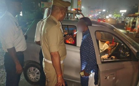 फतेहपुर में तेज रफ्तार चालकों पर पुलिस का एक्शन:12 वाहनों का चालान, 1.20 लाख जुर्माना; बसों की भी जांच हुई