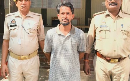 ललितपुर में मंगलसूत्र लूट का आरोपी थाने पहुंचा:बोला- पुलिस की गोली से डर गया था, मंदिर से लौट रही थी महिला