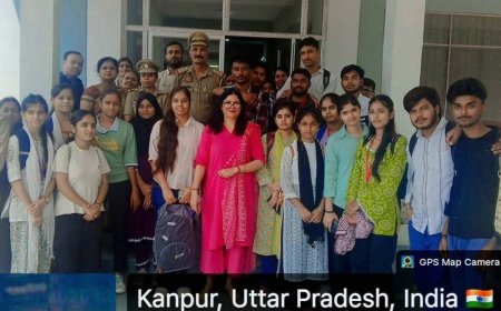 कानपुर में साइबर सुरक्षा जागरूकता कार्यक्रम:विद्यार्थियों को साइबर अपराध, सोशल मीडिया सुरक्षा के बारे में जानकारी दी