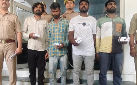 मुरादाबाद में बुजुर्गों को ठगने वाले 4 शातिर टप्पेबाज़ गिरफ्तार:पुलिस ने चारों के कब्जे से चोरी की ज्वेलरी और कैश बरामद किया