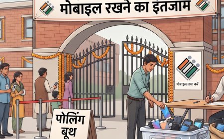 MLC चुनाव- पोलिंग बूथ के बाहर मोबाइल रखने के इंतजाम:निर्वाचन आयोग ने हर बूथ पर दो कर्मचारी लगाए, वीडियोग्राफी भी होगी