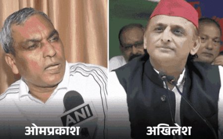 'अखिलेश ने तलाक दिया, हमने कबूल, कबूल, कबूल बोला':मंत्री राजभर बोले- सपा डूबती नैया, जिसको मरना है, वहां जाए