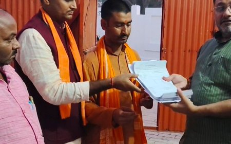 बाराबंकी में भाजपा नेता का विपक्ष पर निशाना:रामबाबू द्विवेदी का आरोप- अखिलेश सरकार में गन्ना किसानों का हजारों करोड़ बकाया था