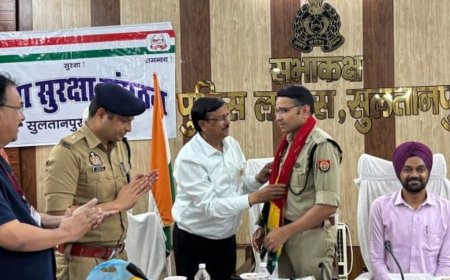 सुल्तानपुर में दुर्गापूजा को लेकर सुरक्षा संगठन की बैठक:नियम तोड़ने वाले 18 डीजे संचालकों पर केस, डीएम-एसपी की मौजूदगी में हुआ मंथन