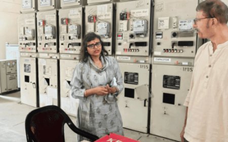 कानपुर में केस्को MD ने स्काडा कार्यों का किया निरीक्षण:बिजली उपकेन्द्रों पर अधिकारियों से ली जानकारी, नेहा जैन बोलीं- उपभोक्ताओं को बेहतर सुविधा मिले