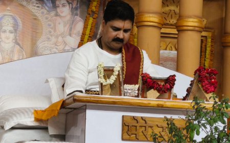 राजन महाराज की कथा में आएंगे डिप्टी CM ब्रजेश पाठक:पूर्व सांसद बृजभूषण शरण और पवन सिंह भी शामिल होंगे, 25 हजार लोगों के लिए भंडारा