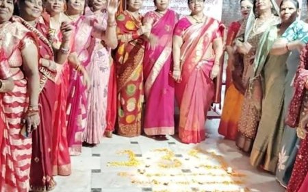 माथुर वैश्य महासभा का स्थापना दिवस मनाया:फतेहाबाद में महिला मंडल ने रंगोली बनाकर और दीप जलाकर मनाया उत्सव