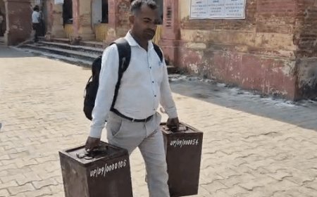 एमएलसी चुनाव: 67 पोलिंग पार्टियां रवाना:अलीगढ़ में कल सुबह 8 से शाम 4 बजे तक मतदान, सुरक्षा के लिए 37 सेक्टर बनाए
