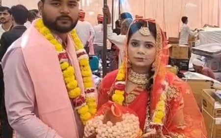 महोबा में सामूहिक विवाह में 95 जोड़ों की शादी:एक मुस्लिम जोड़े का निकाह भी हुआ, परिवारों को मिली राहत