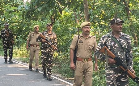 इंडो-नेपाल सीमा पर पुलिस-एसएसबी की संयुक्त गश्त:सुरक्षा मजबूत करने के लिए संवेदनशील इलाकों में अवैध गतिविधियों पर रखी नजर