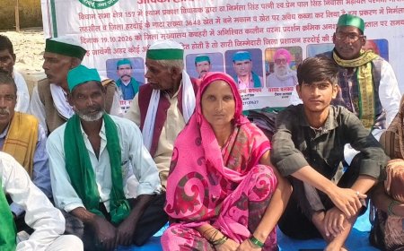 हरदोई में भाजपा विधायक पर मकान कब्जाने का आरोप:महिला ने डीएम से की शिकायत; विधायक बोले- जमीन बेटे की, आरोप बेबुनियाद