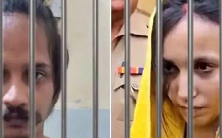 जिला कारागार में पूरी रात करवट बदलते रहे साहिल-मुस्कान:दोनों ने नहीं खाया खाना, साहिल सजायाफ्ता कैदियों की बैरक में पहुंचा, मुस्कान रोती रही