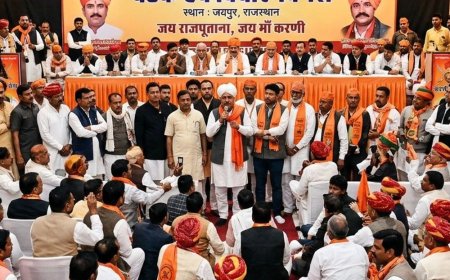 मेरठ में क्षत्रिय करणी सेना की नई टीम का गठन:संगठन ने सनातन धर्म से जुड़े कार्यों को आगे बढ़ाने का लिया संकल्प