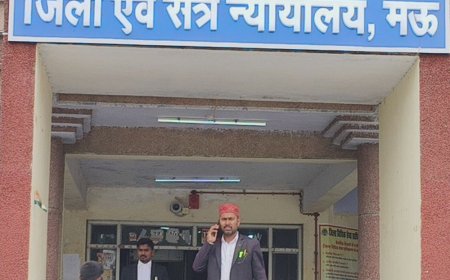चाकू से हमला करने वाले को 10 साल की सजा:मऊ में नए आपराधिक कानून के तहत पहला फैसला; 55 हजार रुपए जुर्माना पीड़िता को मिलेगा