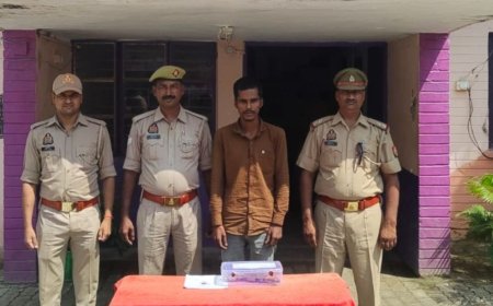 अमेठी में तमंचा-कारतूस के साथ युवक गिरफ्तार:मुखबिर की सूचना पर पुलिस ने घेरा, आर्म्स एक्ट में मुकदमा दर्ज
