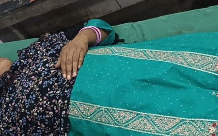 बागपत-निवाड़ा मार्ग पर हुआ हादसा:अज्ञात वाहन की टक्कर से बाइक सवार महिला घायल