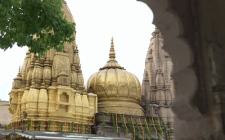 विश्वनाथ मंदिर के टूटे स्वर्ण मंडित शिखर की होगी मरम्मत:5 नवंबर को आएगी IIT मद्रास की टीम,तकनीकी रिपोर्ट के आधार पर तय होगी संरक्षण की कार्ययोजना