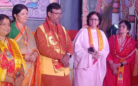 गोमती नगर के रामलीला का पांचवां दिन:कुंभकर्ण और मेघनाद वध के बाद हुआ रावण वध का मंचन