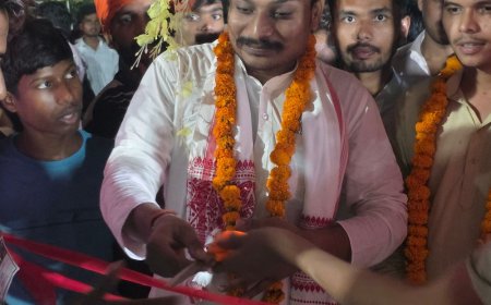 नाथनगर में कबड्डी प्रतियोगिता:खिलाड़ियों ने कबड्डी में दिखाया दम, देर रात तक मुकाबले देखने आयें खेलप्रेम
