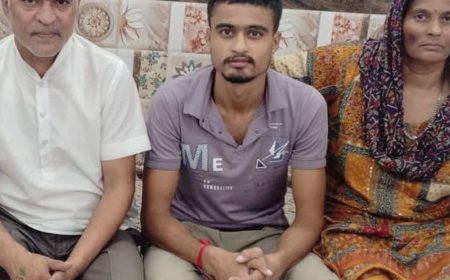 बागपत के सारंग ने यूपी पुलिस भर्ती में किया टॉप:प्रदेश में पहला स्थान हासिल किया, पिता दर्जी; दो बहनें पहले से पुलिस सेवा में