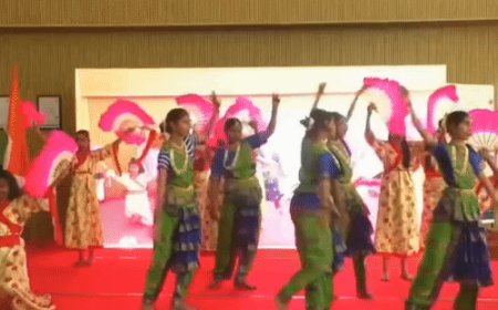 अयोध्या में रामायण यूनिवर्सिटी में इंडो-जापान कल्चरल कॉन्क्लेव:कोजी सातो बोले– अयोध्या में दिवाली मनाना मेरा सपना, गाए हिंदी गीत