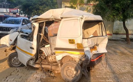 आगरा-लखनऊ एक्सप्रेसवे पर हादसे में घायल युवक की मौत:कन्नौज के अमोलर अंडरपास के पास ट्रक से टकराई कार, इलाज के दौरान तोड़ा दम, परिवार में मातम