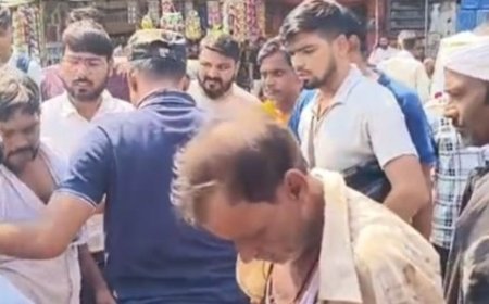 हमीरपुर बस स्टैंड पर जाम को लेकर मारपीट:महोबा डिपो के चालक ने बाइक सवार को पीटा, फिर बस लेकर भागा