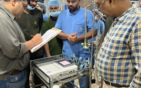 वाराणसी में निजी अस्पतालों की जांच:एयर डिस्प्ले और पीएम दौरे मद्देनजर स्वास्थ्य विभाग ने परखीं आपातकालीन व्यवस्थाएं