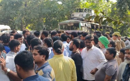 बुलंदशहर में गौमांस के शक में ऑटो रोका, हंगामा:पुलिस ने ऑटो जब्त कर मांस जांच को लैब भेजा, हिन्दू संगठनों के कार्यकर्ताओं पर ड्राइवर की पिटाई का भी आरोप