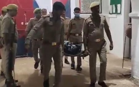सुल्तानपुर बंदियों को आत्महत्या नहीं करने की दिलवाई गई शपथ:पेड़ों की हुई छटाई-कंटीले तार लपेटे गए, 5 दिन पहले कैदी ने लगाया था फांसी