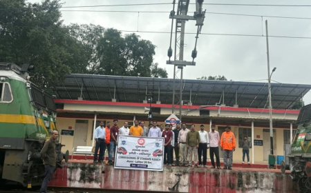 झांसी-ललितपुर रेलखंड पर मानक कवच प्रणाली शुरू:झांसी से ललितपुर के मध्य 90 किमी में लगाए 1,437 RFID टैग