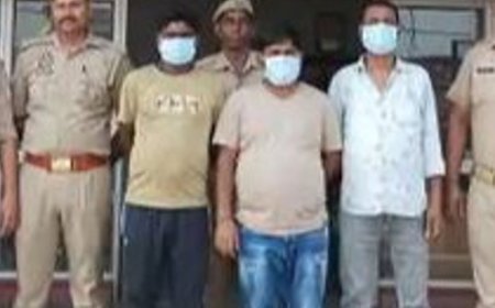 नोएडा में 1 करोड़ का गांजा पकड़ा-3 तस्कर गिरफ्तार:कूड़ी खेड़ा मोड़ के पास दबोचा, भुवनेश्वर से ट्रक में छिपाकर ला रहे थे