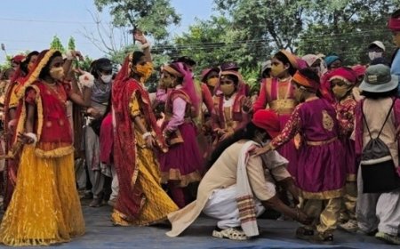 दयालबाग में गुरु महाराज के भंडारे में जुटी संगत:धान की झड़ाई और प्रीतिभोज, देश-विदेश के सतसंगियों ने की सेवा