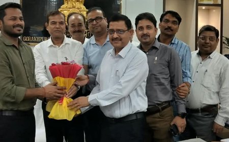 चैंबर ऑफ इंडस्ट्रीज ने CEO से की मुलाकात:जीरो पॉइंट तक पहुंचने में दूरी बढ़ने सहित गीडा के मुद्दों पर की चर्चा