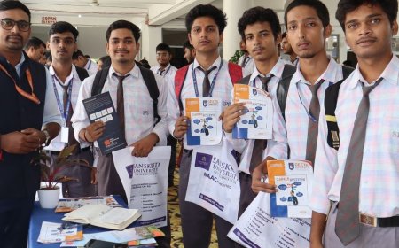 गोरखपुर में ग्लोबल एजुकेशन फेयर:छात्रों को मिला करियर का नया कैनवास