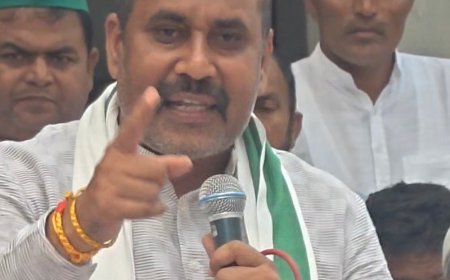 मुजफ्फरनगर में किसान नेता धर्मेंद्र मलिक का वीडियो:चकबंदी विभाग में रिश्वतखोरी के लगाए आरोप, खनन अधिकारी पर भी साधा था निशाना