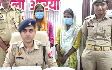 ई-रिक्शे में महिलाओं के गहने चुराने वाली दो गिरफ्तार:पुलिस ने पांच सोने की चेन, तीन मंगलसूत्र, चार अंगूठियां समेत गहने जब्त किए