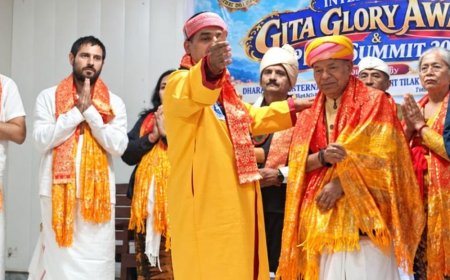 हरिद्वार में वसुंधरा पीठाधीश्वर का पट्टाभिषेक:गोरखपुर के संत सौरभ ने निभाई भूमिका, विश्व बंधुत्व और शांति का दिया संदेश
