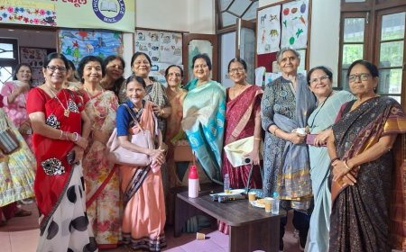 लखनऊ वीमेन्स एसोसिएशन का कार्यक्रम:पितृपक्ष में सुरों से दी श्रद्धांजलि, दिवंगत सदस्यों को किया याद