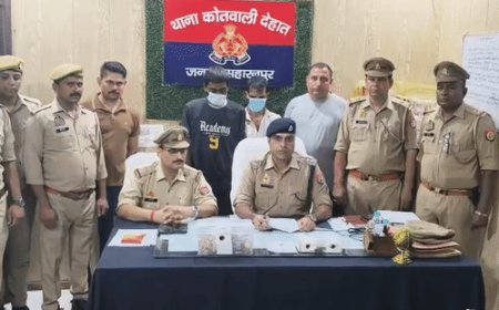 सहारनपुर में चोरी का खुलासा...दो आरोपी अरेस्ट:नशे की लत पूरी करने के लिए घरों में करते थे चोरी, सीसीटीवी फुटेज से आए पकड़ में