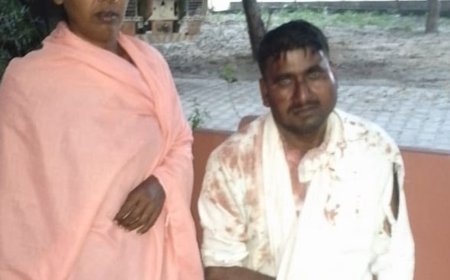 कानूनगो के सामने किसान को लोहे की रॉड से पीटा:मैनपुरी में तमंचे से फायरिंग का आरोप, शिकायत पर जांच करने पहुंचे थे कानूनगो, जान बचाकर भागे