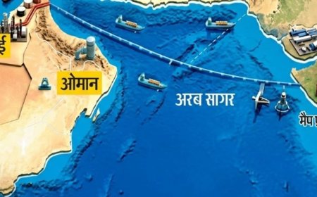 भारत-यूएई के बीच समुद्र में तेल पाइपलाइन की तैयारी:होर्मुज संकट के बीच विकल्प तलाश रहा भारत, अरब सागर के नीचे गुजरात-महाराष्ट्र तक बिछेगी लाइन