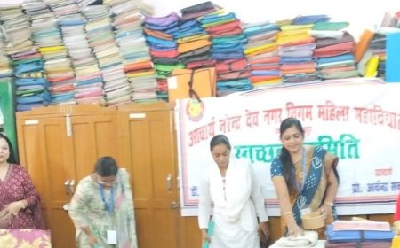 कानपुर में गांधी जयंती कार्यक्रम:छात्राओं ने किया विशेष श्रमदान, बापू के विचारों पर प्रश्नोत्तरी प्रतियोगिता